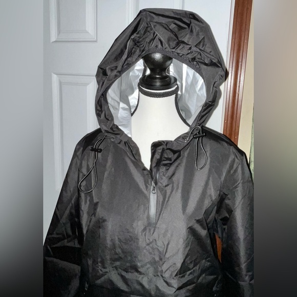 Black Nylon 2Pc. Sauna/Workout Suit Brand New Never Worn - Picture 13 of 15